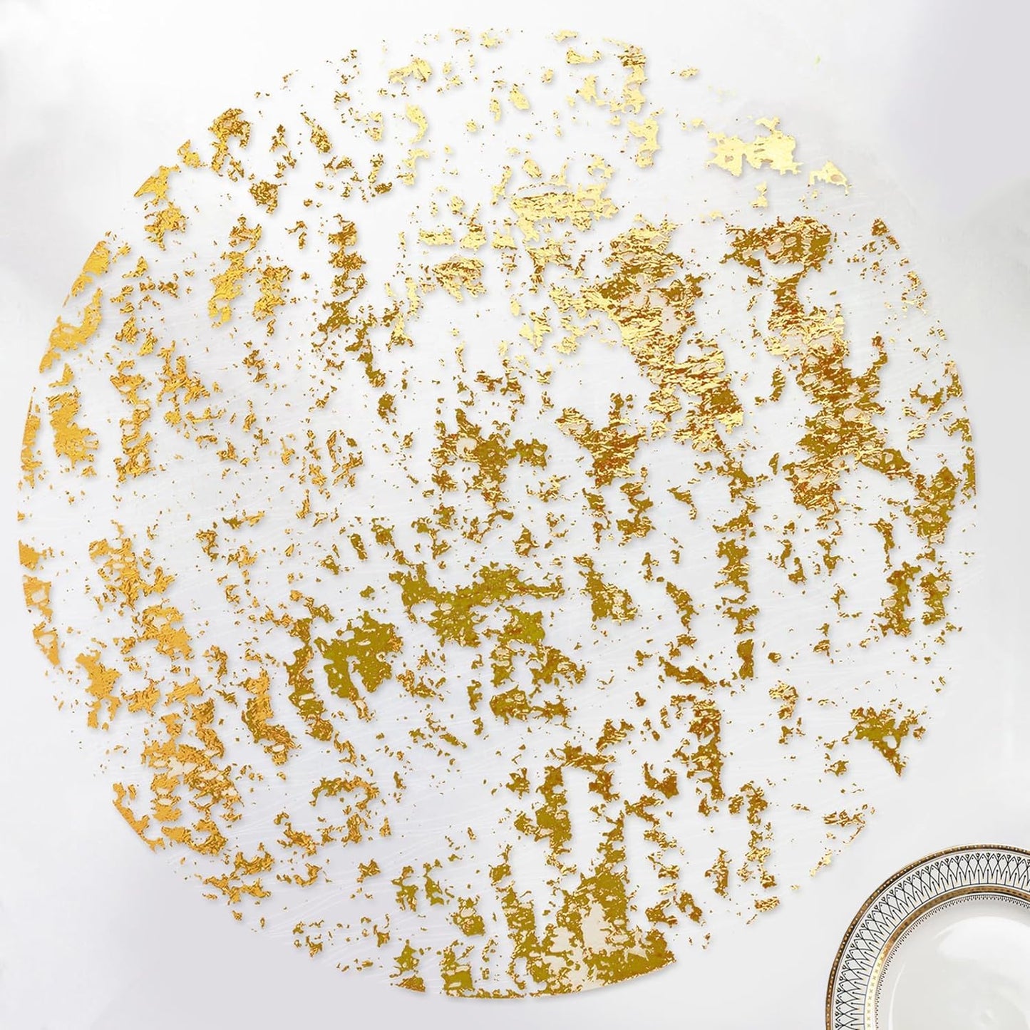 Disposable Gold Placemats Set of 100 by Sunlunckystar