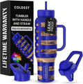 Coldest Tumbler with Handle and Straw - Leak Proof 46 oz Water