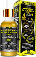 Oil Of Oregano With Black Seed Oil - 400 Servings, 2-in-1 Herbal Drops