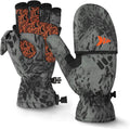 PolarBlast Ice Fishing Gloves Convertible Mittens - Warm, Waterproof