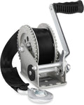 Camco 2000lb Boat Trailer Winch - Manual Hand Crank for Smooth Loading