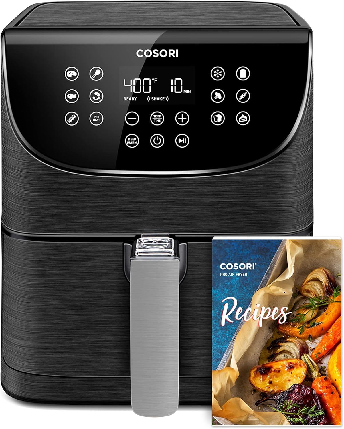 COSORI Pro Gen 2 Air Fryer 5.8QT: 13 One Touch Functions & 1100+ Recipes