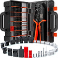 SOMELINE Crimp Tool Connector Kit 27 Types - Precise 32-20 AWG Crimper