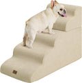 Dog Stairs Ramp for High Bed 5-Step Foam Steps - Joint-Friendly Climb