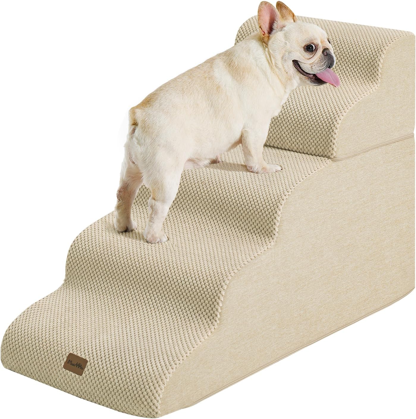 Made4Pets Dog Stairs Ramp for High Bed - 5-Step Pet Steps