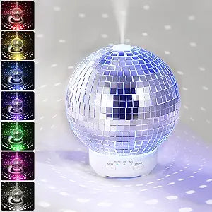 Disco Ball Diffuser Rotatable with 14 Light Modes for Home