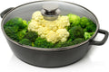 Moss & Stone 12 in Nonstick Large Skillet with Lid - Deep 5-Qt Pan