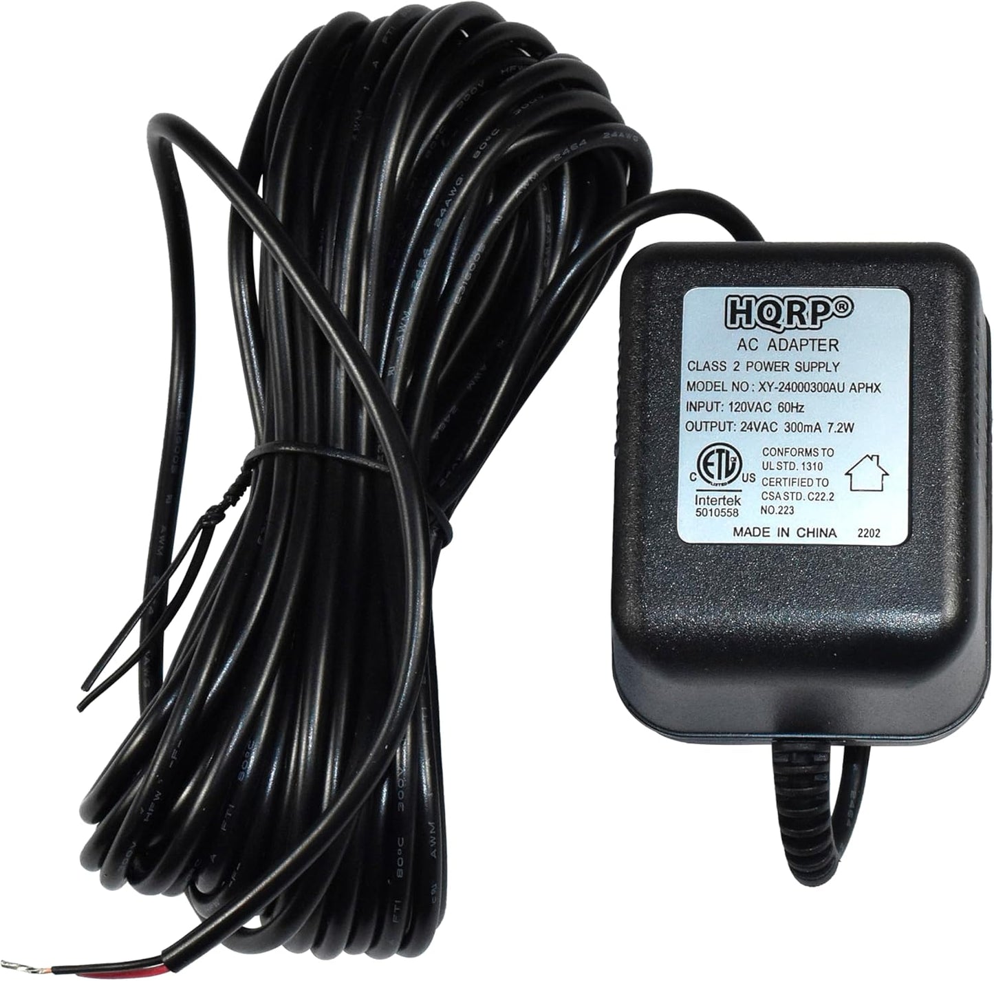 24V AC Adapter for Smart Thermostats & Video Doorbells