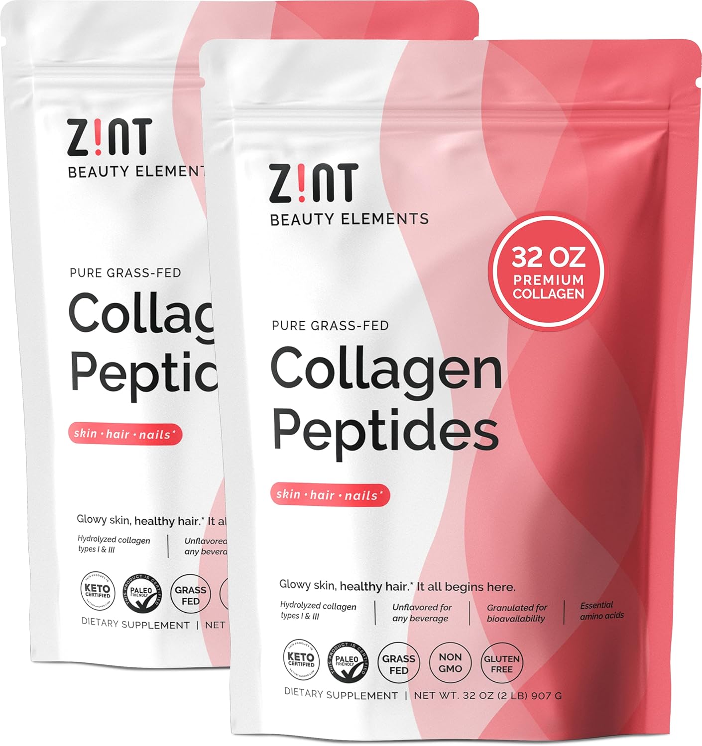 Zint Keto Collagen Protein Powder for Anti-Aging Benefits