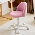 VINGLI Candy Chair Armless Cute Desk Chair - Plush Lilac Comfort