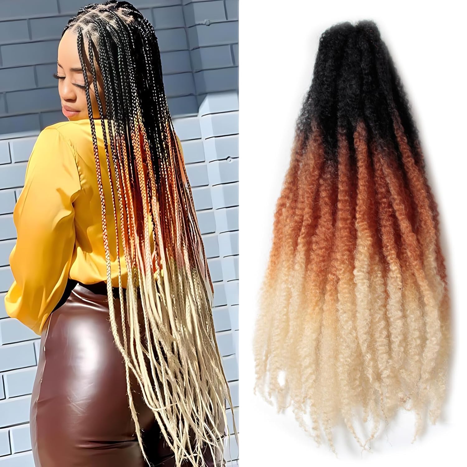 Marley Twist Braiding Hair 24 Inch for Natural Look Styles
