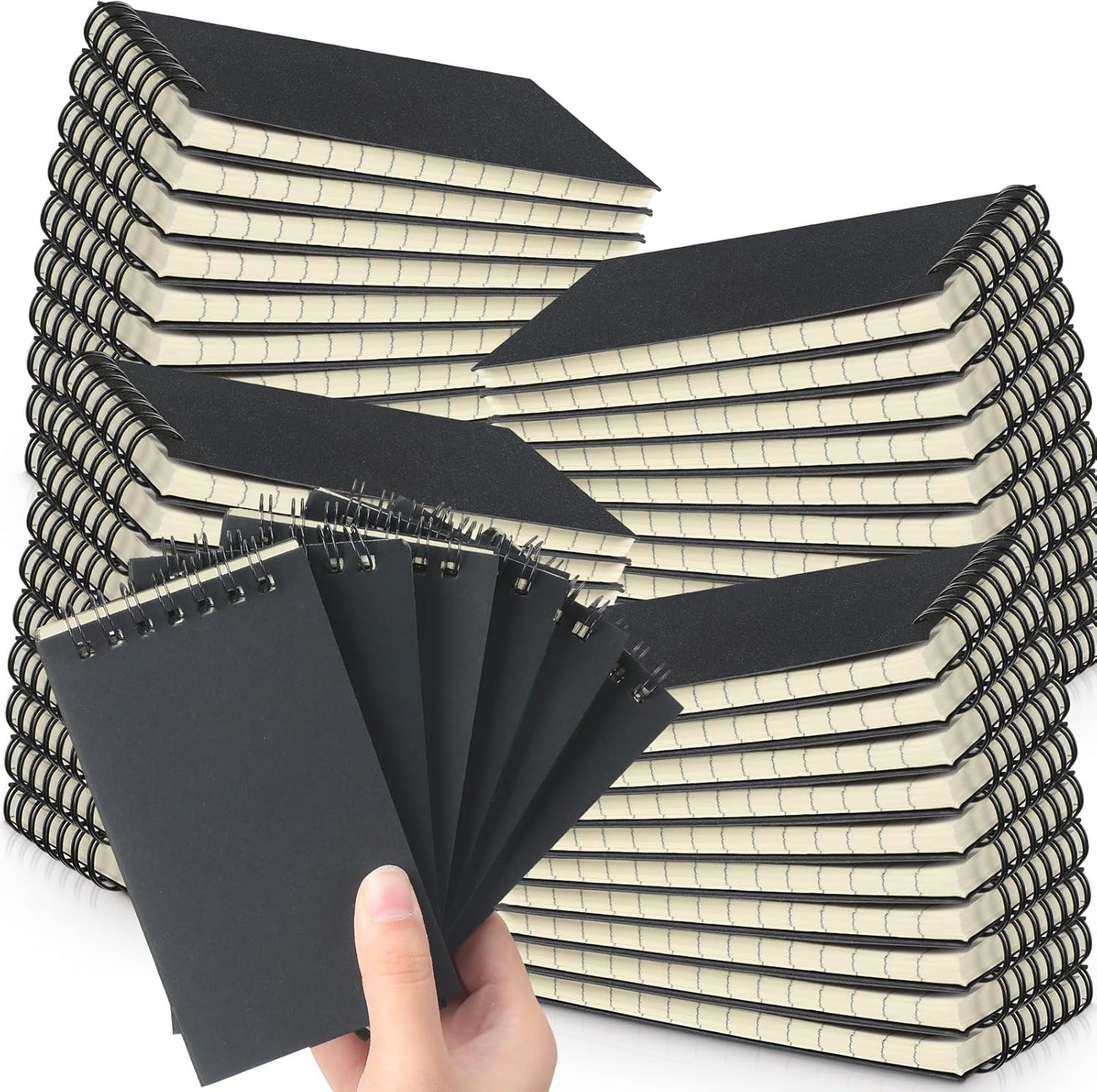 54 Pcs Pocket Notebook Bulk Mini Spiral Notepads for All Uses