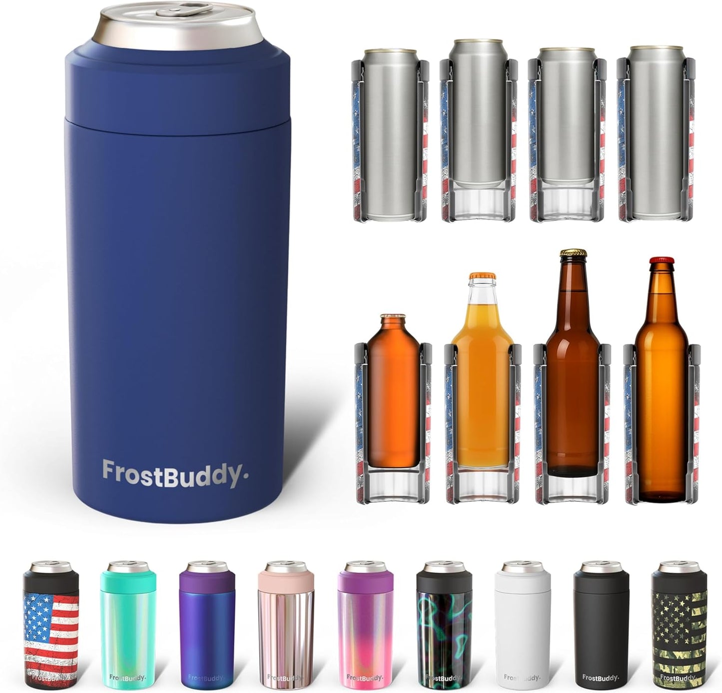 Frost Buddy Universal Can Cooler - Fits All Sizes of Drinks