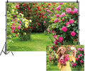 Renaiss 10x8ft Spring Garden Backdrop - Floral Photo Background