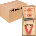 Metal Snap Mouse Trap - Sustainably Sourced Wood - 64 Traps
