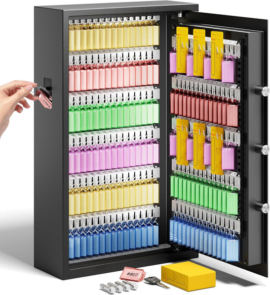 172 Keys Electronic Key Lock Box with Anti-Theft Deposit Slot