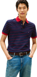 Tommy Hilfiger Mens Slim Fit Polo Shirt - Organic Pique Comfort