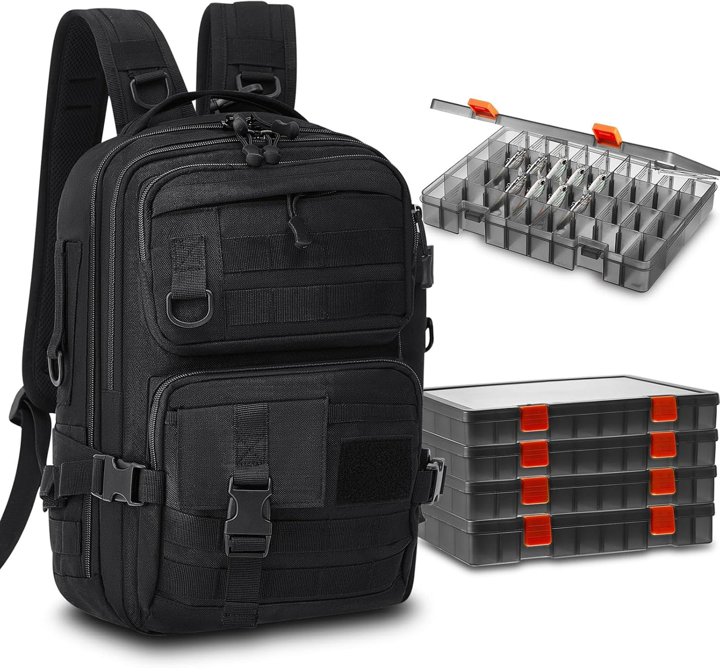 Locmeo Fishing Backpack - Organized Gear, Anywhere