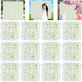Flower Wall Backdrop White Rose 3D Floral Panels - Wedding Photo Wall