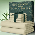 100% Viscose Derived from Bamboo Sheets California King - Cooling