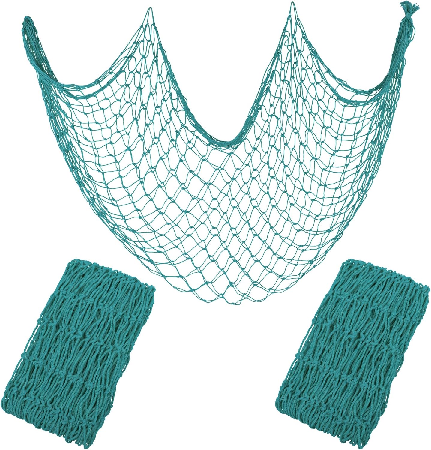 YuanDe 2 Pack Fish Net Decorations - Ocean-Inspired Party Charm