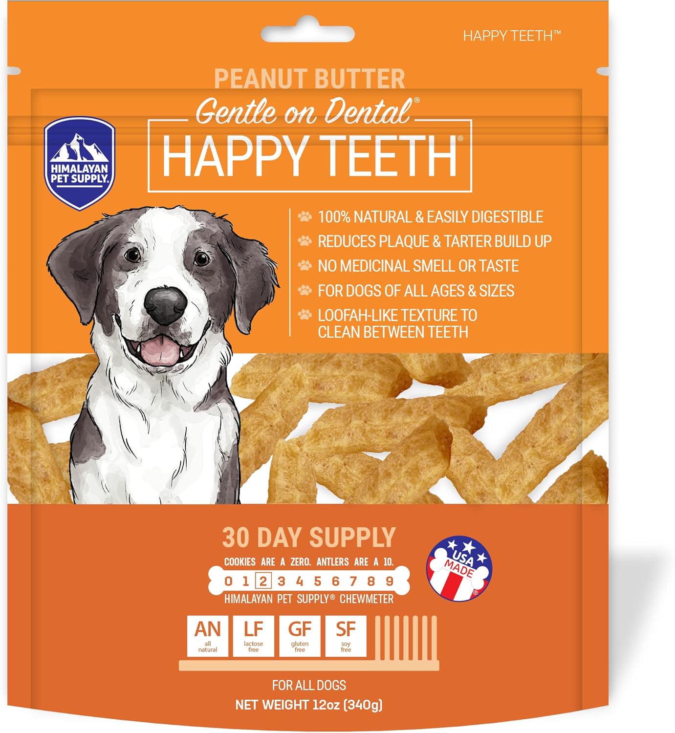 Himalayan Dog Chew Happy Teeth Peanut Butter Dental Chews Review