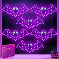 14in Twinkling LED Bats for Halloween Decor - Spooky Vibes