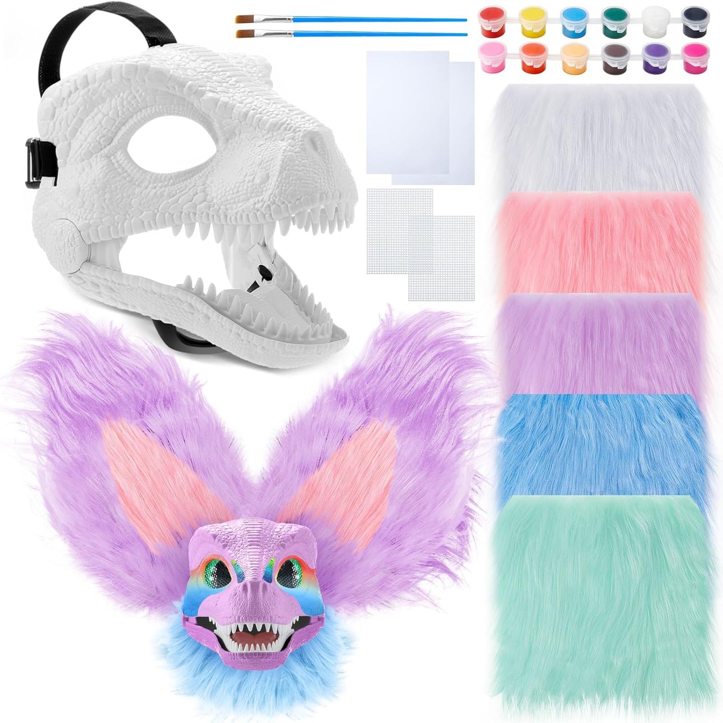 DIY Dino Mask Kit for Creative Costume Fun and Parties