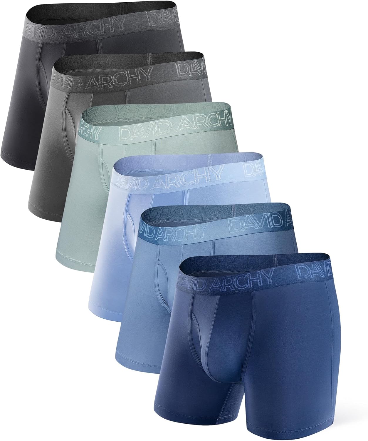 DAVID ARCHY Mens Underwear Boxer Briefs for Ultimate Comfort