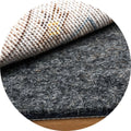 BAGAIL Felt and Natural Rubber Backing Rug Pad 1/8 in - Non Slip 6 ft