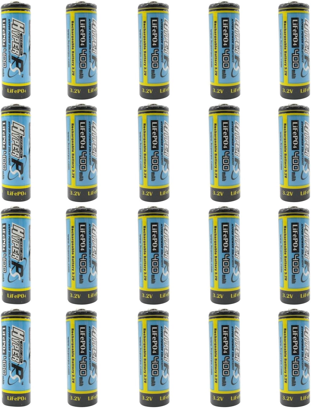 HyperPS 3.2V LiFePo4 14430 Rechargeable Battery for Solar Lights