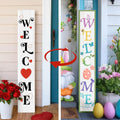 Two Sided Valentines Day Easter Porch Sign 47in - Reversible Porch