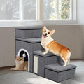 Dog Stairs for Bed and Couch 23H - Foldable 4-in-1 Pet Steps