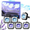 Car Air Freshener Vent Clips 6 Pack - Linen & Lavender, Up to 180 Days