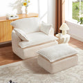 Modern Corduroy Accent Chair Set - Cozy Comfort & Style!