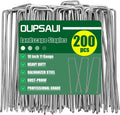 10 in 11 Gauge Galvanized Landscape Staples Stakes - 200pcs