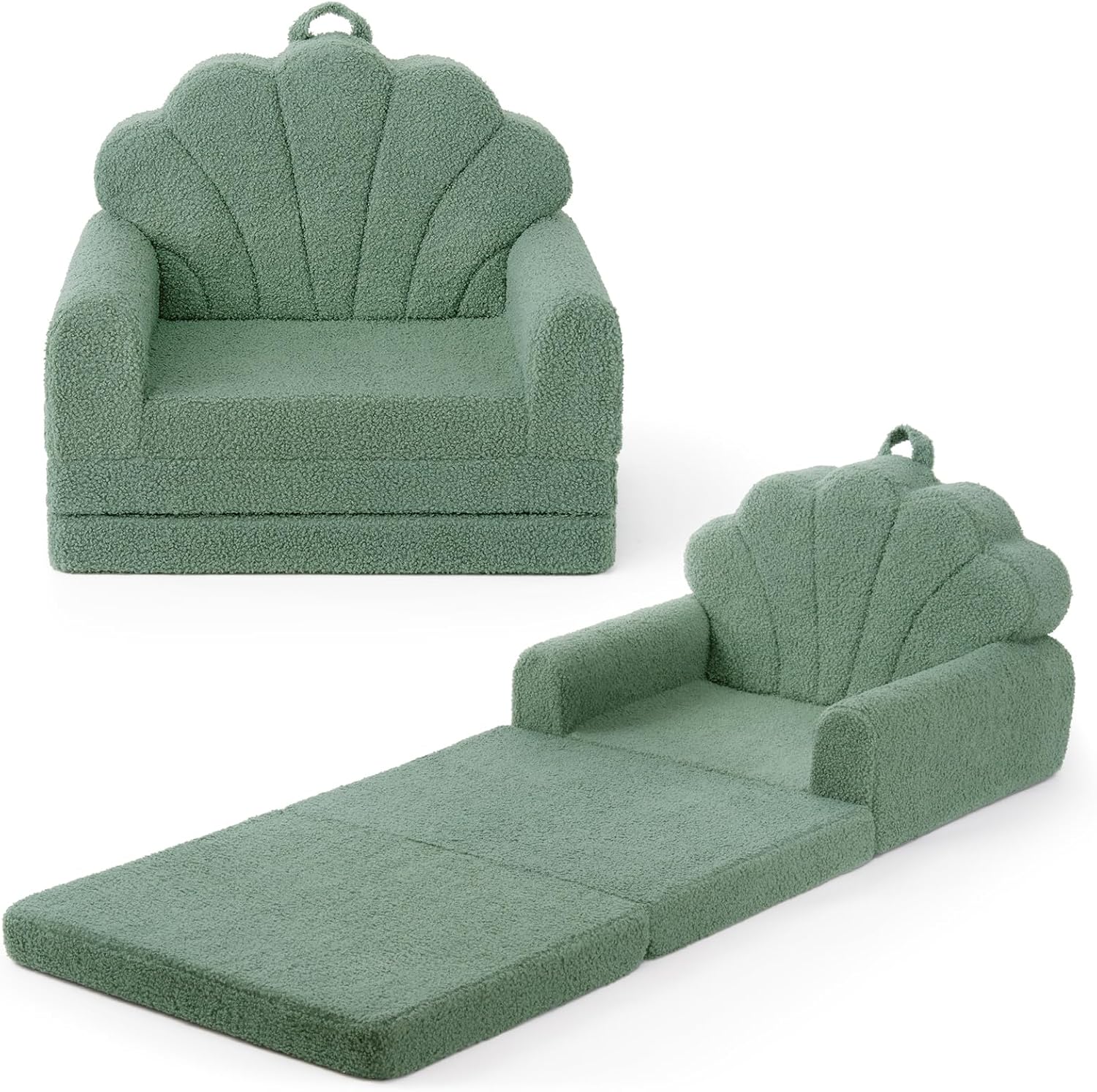 Blissful Diary Kids 2-in-1 Toddler Couch - Soft & Transformable!