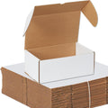 AVIDITI White Shipping Boxes 12 in x 7.5 in x 5 in - Sturdy 25-Pack