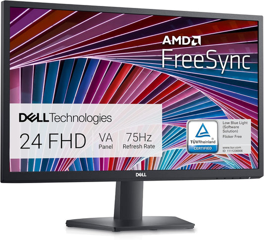 Dell 24 FHD Monitor - Comfortview, 75Hz Refresh Rate