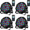 Litake 36 LED Stage Lights DJ Par Uplights - 4 Pack