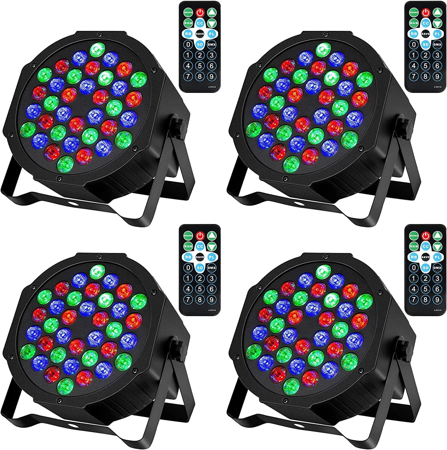 Litake 36 LED Stage Lights for DJ Events and Parties