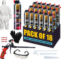 YallCanDiy Closed Cell Spray Foam Insulation Kit (18 Pack) - DIY
