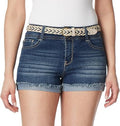 WallFlower Luscious Curvy Denim Shorts Mid-Rise - Stretchy, Size