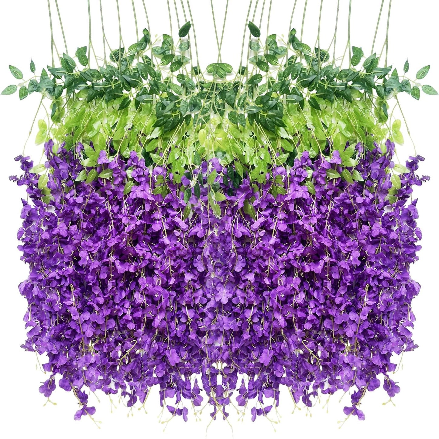 Artificial Wisteria Hanging Flowers for Home and Wedding Decor