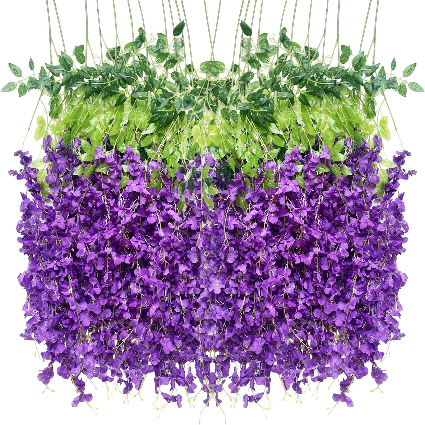 Artificial Wisteria Hanging Flowers for Home and Wedding Decor