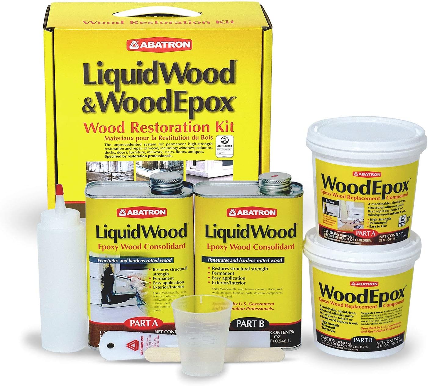 Abatron Wood Restoration Kit for Permanent Wood Repair Solutions