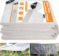 16 Mil Greenhouse Cover 16x24 Clear Tarp - Heavy Duty UV Protection
