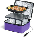 HOTLOGIC Mini Heated Lunch Box - Portable 12V Food Warmer for Travel