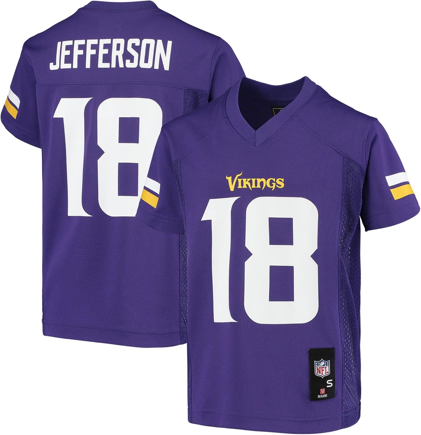 Youth Justin Jefferson Purple Minnesota Vikings Replica Jersey