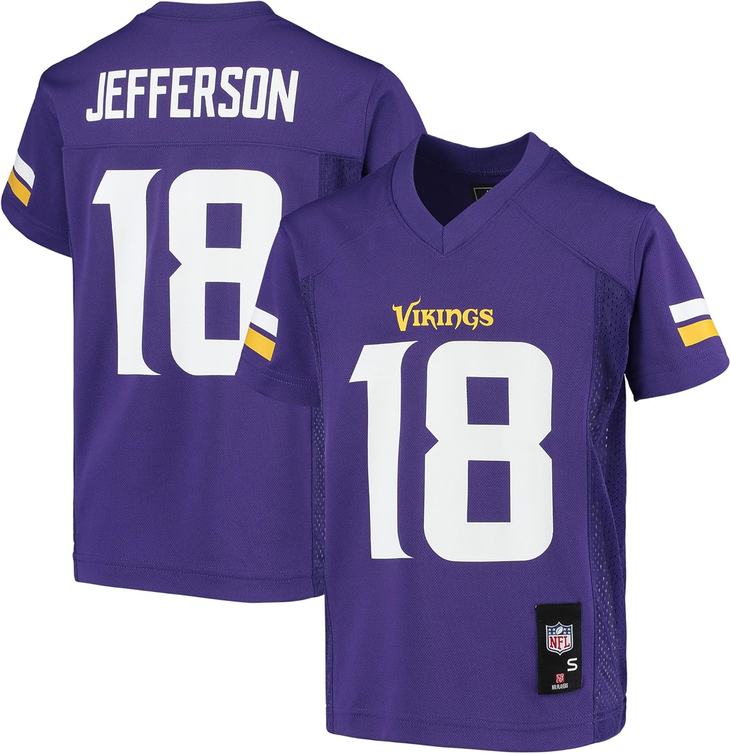 Youth Justin Jefferson Purple Minnesota Vikings Replica Jersey
